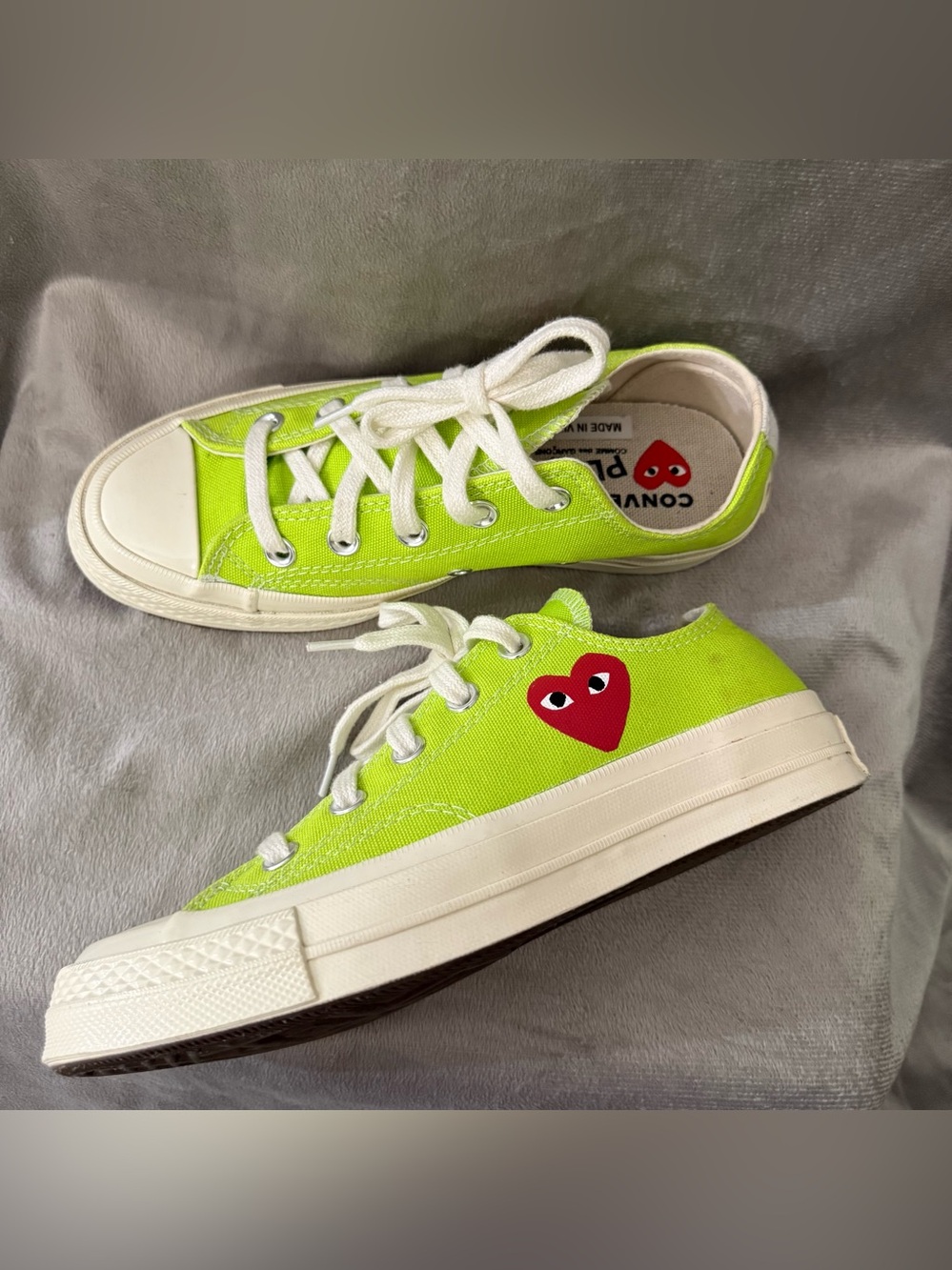 Converse x come des garçons play sneakers